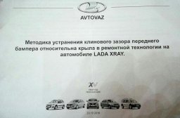 Как отрегулировать зазоры переднего бампера на Lada XRAY
