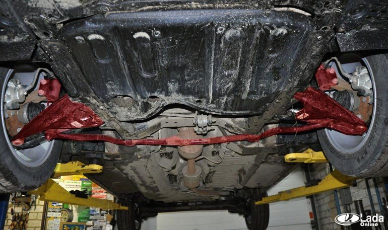 Устройство передней подвески Lada XRAY и отзывы о ней