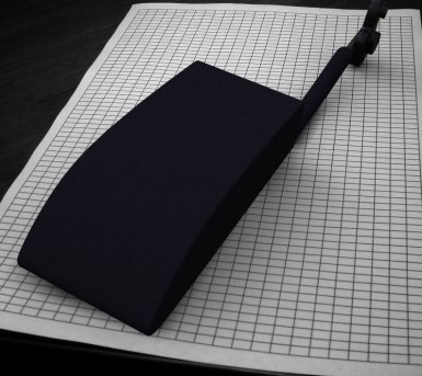 подлокотник Аламар гобелен черный