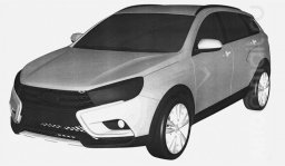 Фото серийного Лада Веста кросс универсал от патентной службы