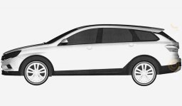 Фото серийного Лада Веста кросс универсал от патентной службы