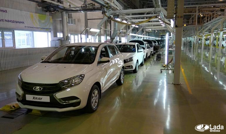В Казахстане стали выпускать Lada Vesta, XRAY, Largus и Granta лифтбек