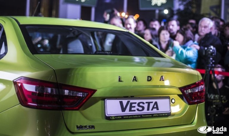 Лада Веста вошла в ТОП-5 популярных автомобилей