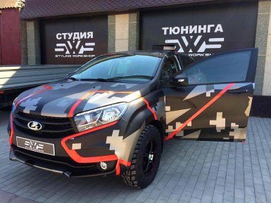 фото тюнинга lada xray