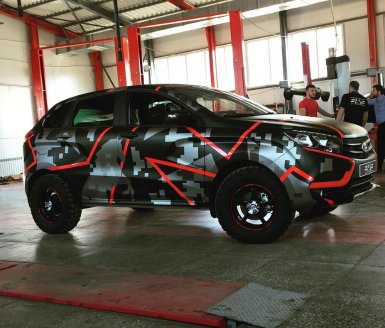 фото тюнинга lada xray