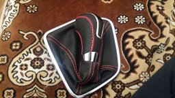 кожаная ручка КПП Лада Веста