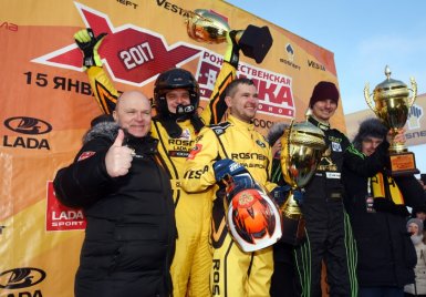 победитель 20-ой ледовой Рождественской гонки чемпионов