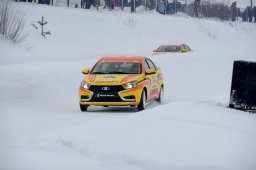 Лада Веста на 20-ой ледовой Рождественской гонки чемпионов