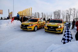 Лада Веста на 20-ой ледовой Рождественской гонки чемпионов