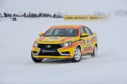 Лада Веста на 20-ой ледовой Рождественской гонки чемпионов