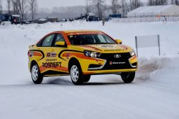 лада веста на рождественской гонке чемпионов