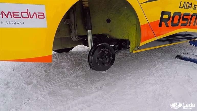 тормоза гоночной Лада Веста с Рождественской гонки чемпионов тормоза гоночной Лада Веста с Рождественской гонки чемпионов