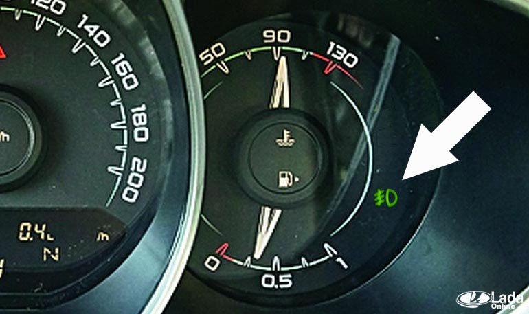 Как активировать индикацию ПТФ на панели приборов Лада Веста