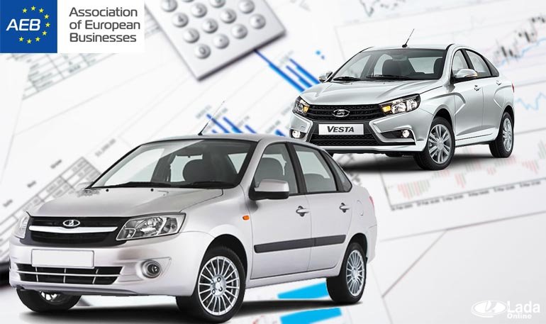 (AEB) Статистика продаж автомобилей за январь 2017 года (-5%)
