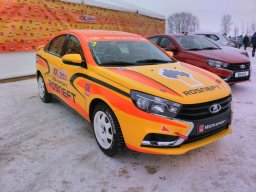 Обзор гоночной Лада Веста с Рождественской гонки чемпионов