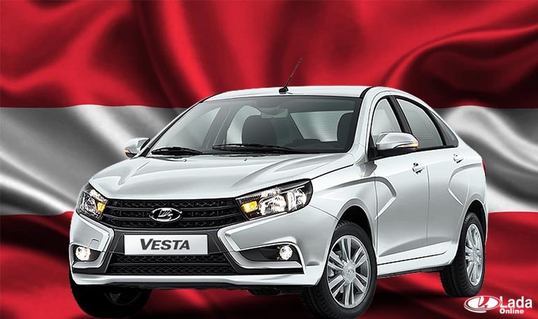 Известна стоимость седана Лада Веста в Австрии