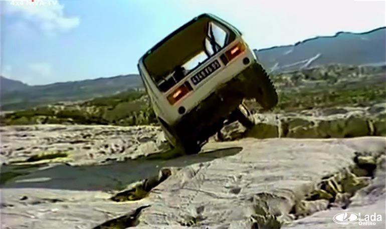 Джип-триал на Нива 4х4 в исполнении Жан Клод Бриавуана (1982 г)