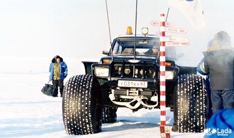 Как Нива 4х4 покорила Северный полюс Как Нива 4х4 покорила Северный полюс