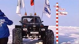 «Лада-Нива-Марш» на Северном полюсе