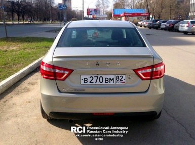 Первые живые фото Lada Vesta Exclusive