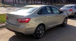 Первые живые фото Lada Vesta Exclusive