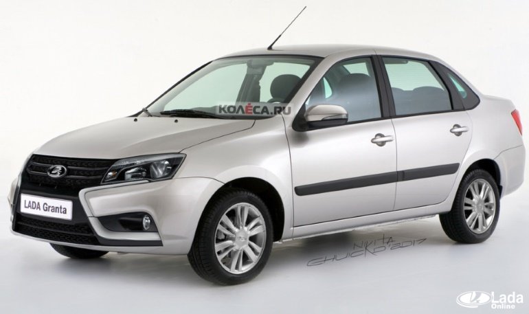 Какой может быть Лада Гранта после рестайлинга в 2017 году