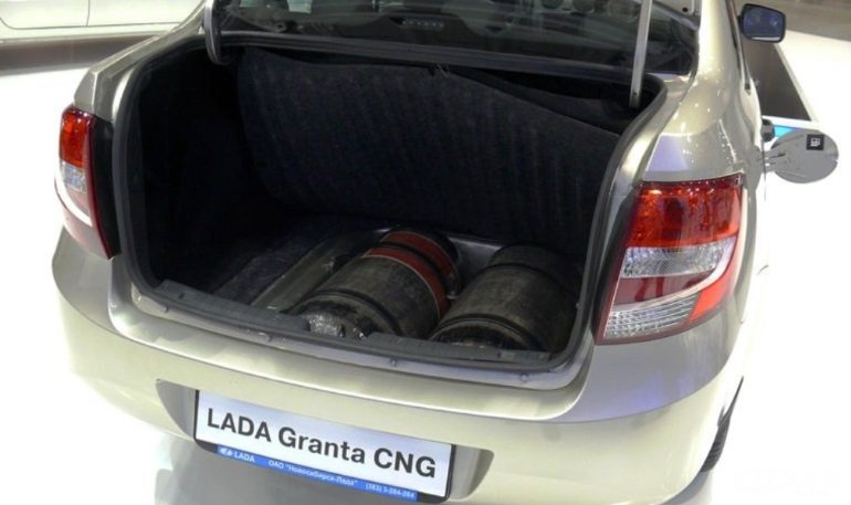 Технические характеристики Lada Granta CNG (ГБО)