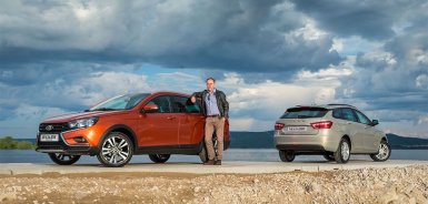 Официальные фото серийной версии универсала Лада Веста и Кросс версии