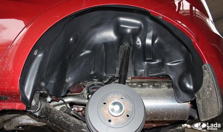 Обзор задних подкрылок (локеры) Lada XRAY