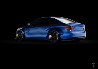 Виртуальный тюнинг седана Лада Веста