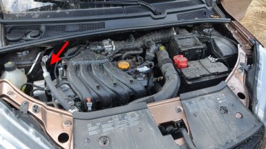 расположение блока АБС на Lada XRAY