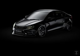 Виртуальный тюнинг седана Лада Веста