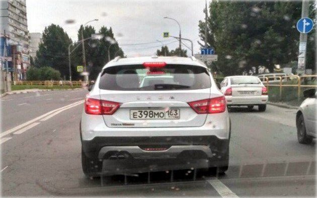 Любительские фото серийного универсала Лада Веста