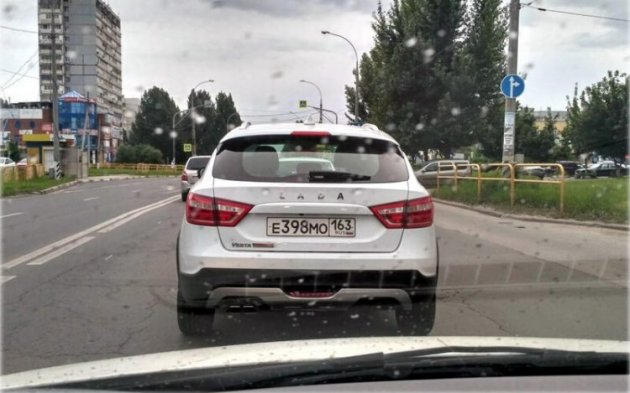 Любительские фото серийного универсала Лада Веста