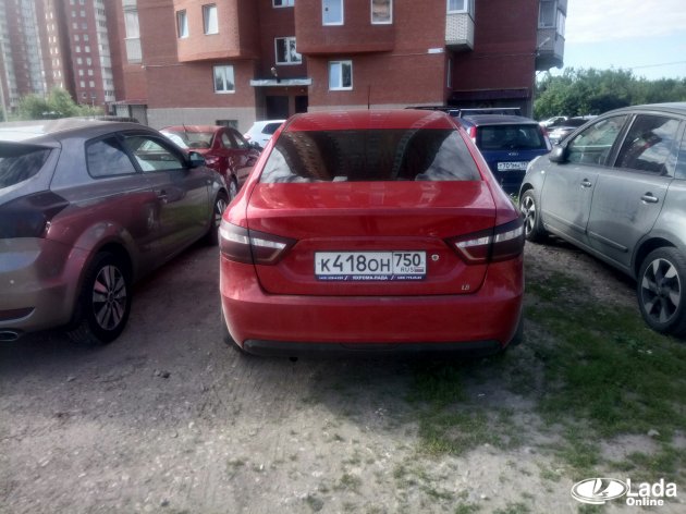 Тонировка фонарей Весты из баллончика: