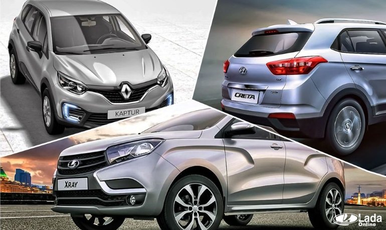 Lada XRAY, Hyundai Creta или Renault Kaptur, что лучше выбрать?