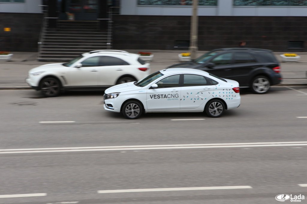 В Минэнерго подвели итоги тест-драйва Lada Vesta CNG (ГБО)