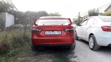 спойлер на Лада Веста седан