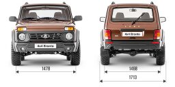 размеры кузова lada 4x4 bronto