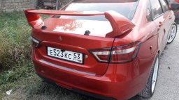 спойлер на Лада Веста седан