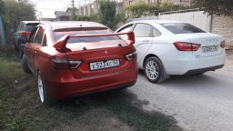 спойлер на Лада Веста седан