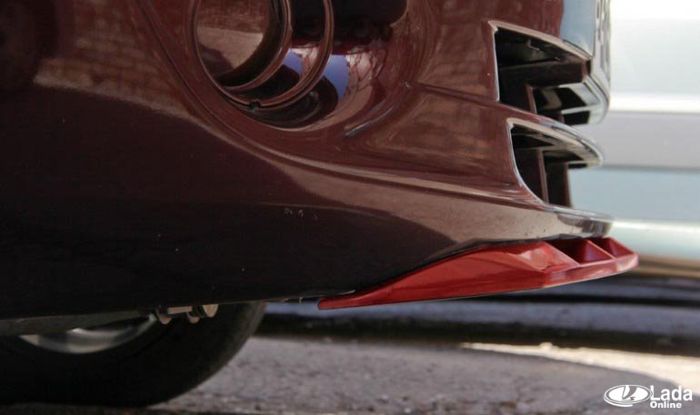 Обзор нижних накладок переднего бампера (губа) для автомобилей LADA