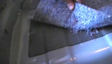 штатная шумоизоляция багажника из войлока лада веста