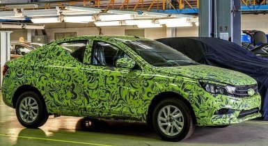 лада веста в камуфляжной пленке