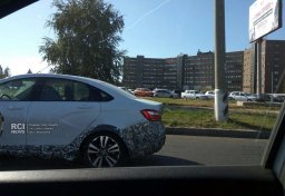 АВТОВАЗ тестирует седан Лада Веста Кросс (фото)