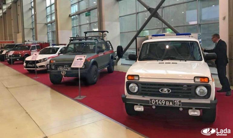 Спецверсии Lada Vesta и Lada 4x4 на «INTERPOLITEX - 2017»