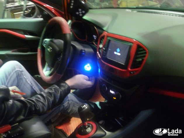 Установка кнопки старт/стоп на Весту