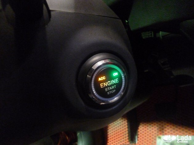 Установка кнопки старт/стоп на Весту