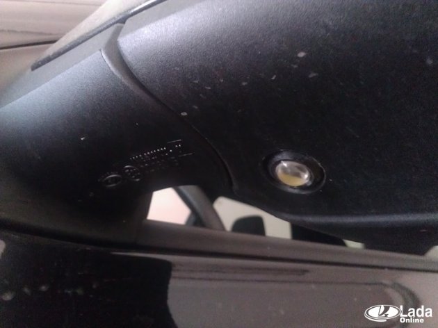 Подсветка в зеркалах Гранты/Калины