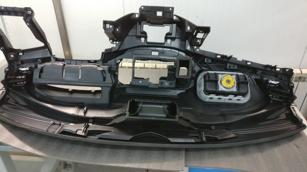 Процесс снятия торпедо Весты